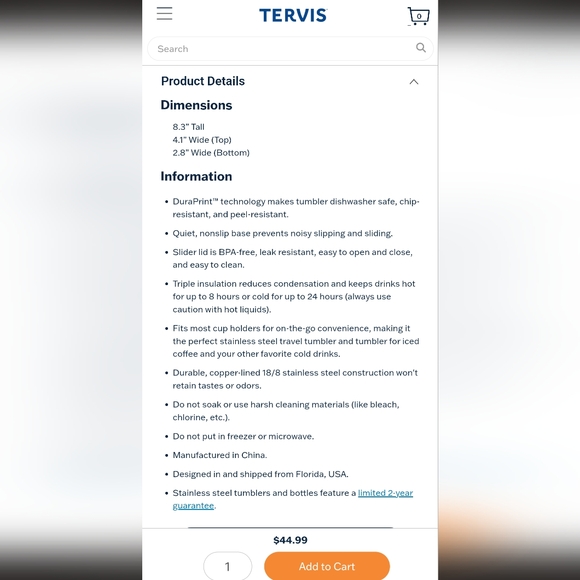 Harry Potter Tervis Stainless Steel Tumbler - 30 oz. - Picture 8 of 10